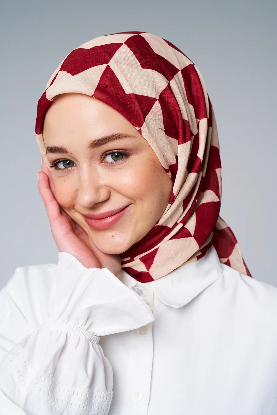 Foulard Flèche - Bordeaux