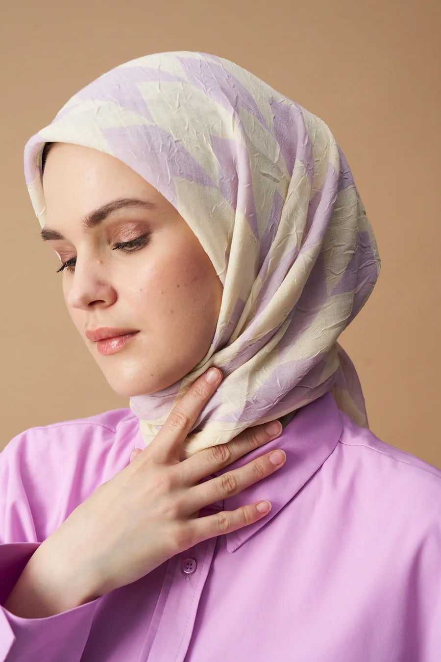 Foulard Flèche - Beige