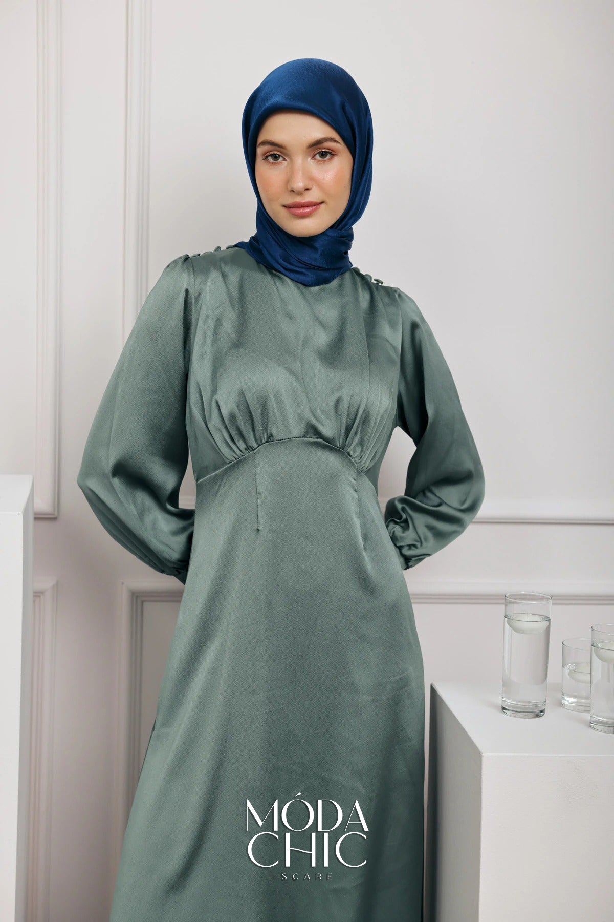 Châle Janjan - Bleu Nuit