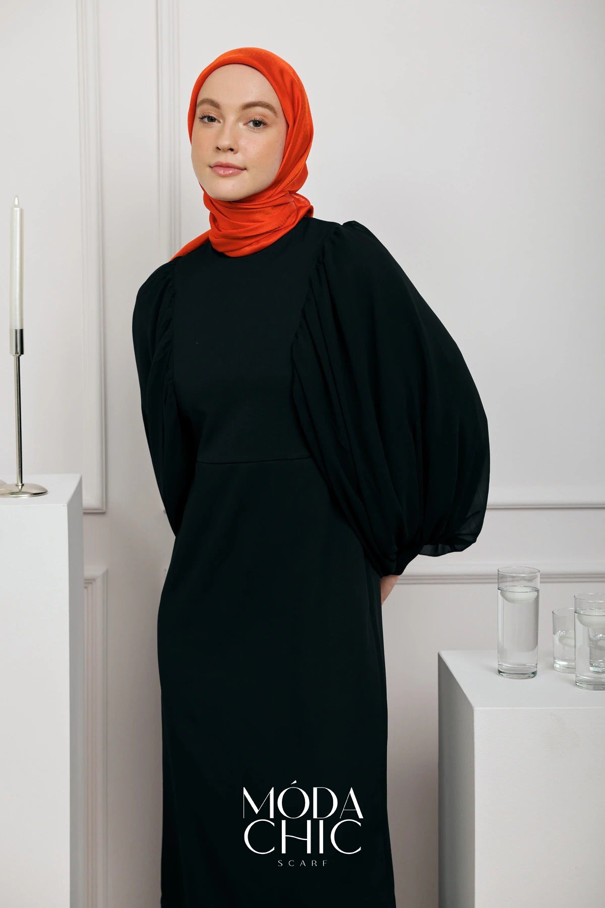 Châle Janjan - Orange