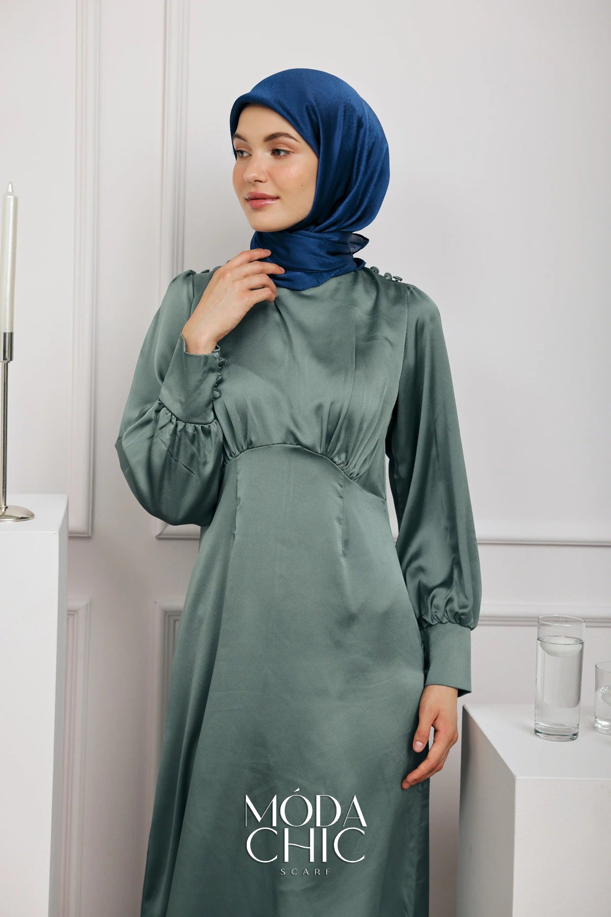 Châle Janjan - Bleu Nuit