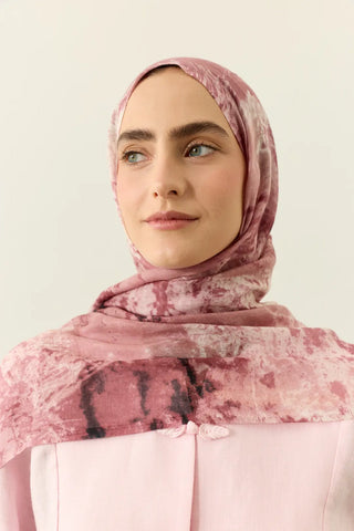 Châle Tencel Flow Glow - Marsala — vue 3