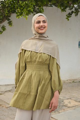 Châle Tencel Flow - Beige Antique — vue 2
