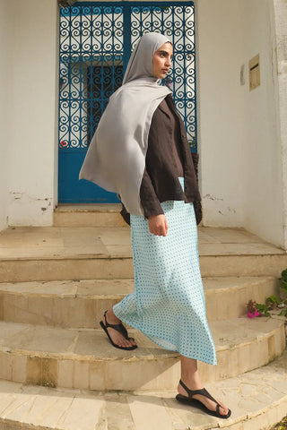 Châle Tencel Flow - Anthracite — vue 3