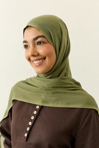 Châle Tencel Flow - Kaki — vue 2