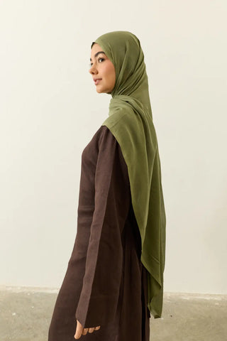 Châle Tencel Flow - Kaki — vue 3