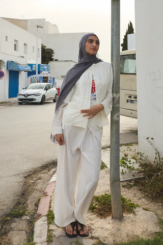 Châle Tencel Flow - Gris Foncée — vue 2
