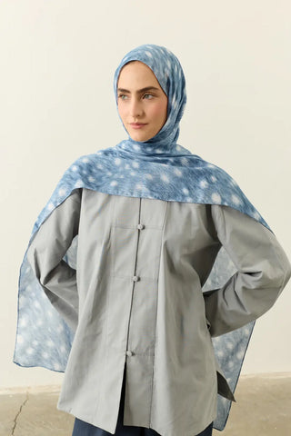 Châle Vio Light Melanj Bambi - Bleu — vue 2
