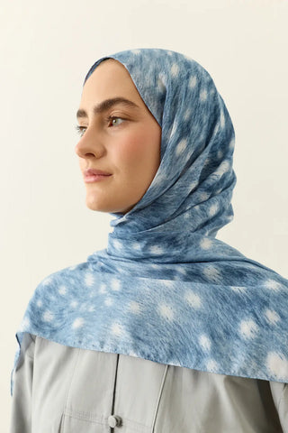 Châle Vio Light Melanj Bambi - Bleu — vue 3
