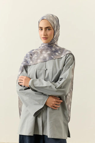 Châle Vio Light Melanj Bambi - Bleu Gris — vue 2