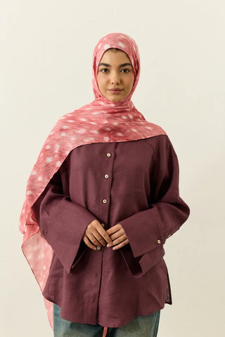 Châle Vio Light Melanj Bambi - Rose — vue 2